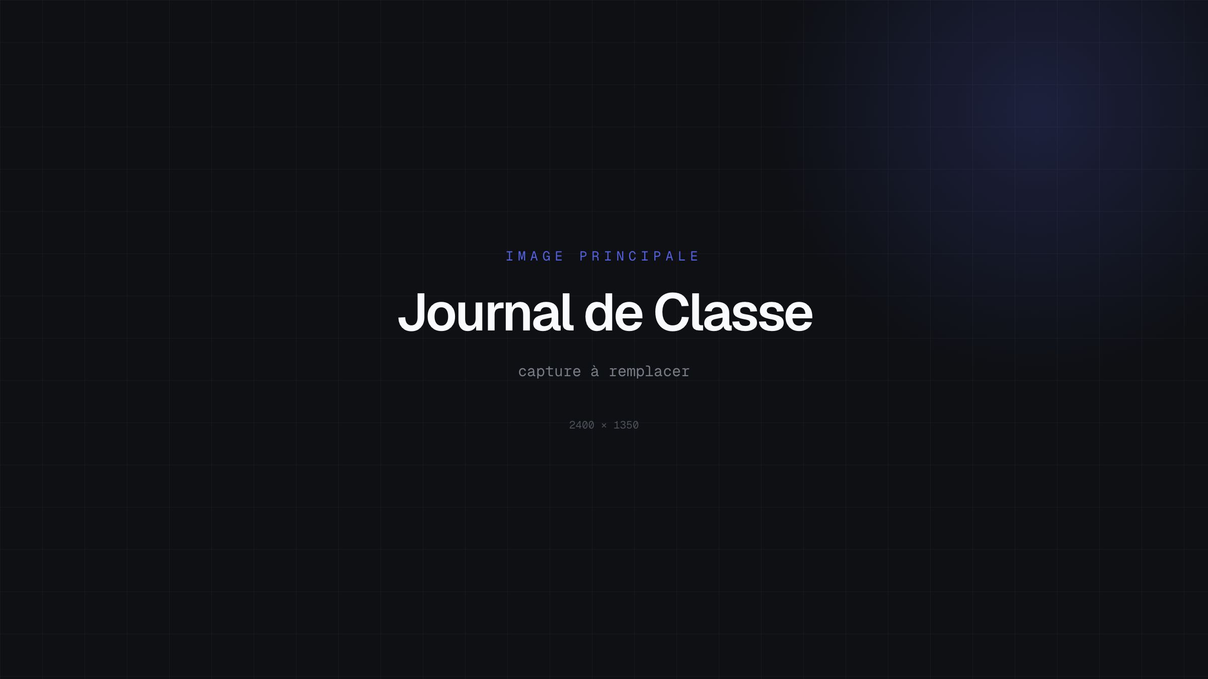 Plateforme de suivi scolaire pour l’enseignement primaire